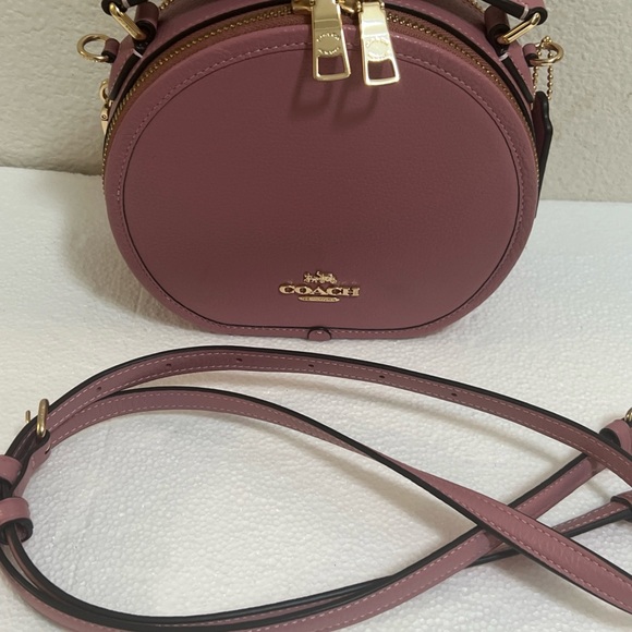 Coach Pink Round Crossbody Bag - Picture 6 of 14